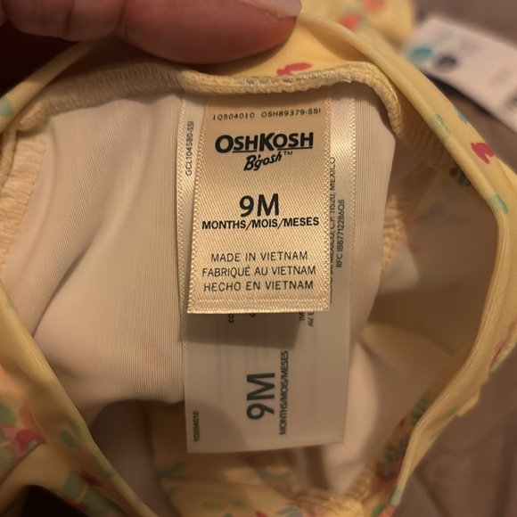 Carters swimsuit & matching sun hat - Picture 2 of 2